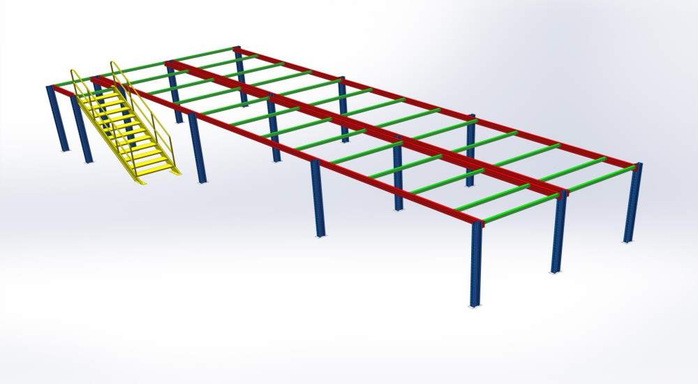 非標定做鋼平臺貨架分享